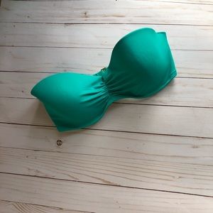 Victoria’s Secret teal bandeau bikini top